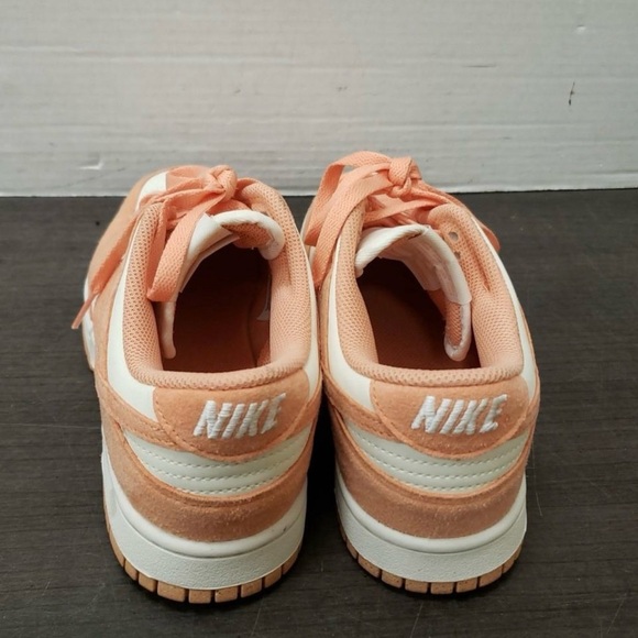 Nike Women's Coral and White Sneakers - Picture 4 of 5